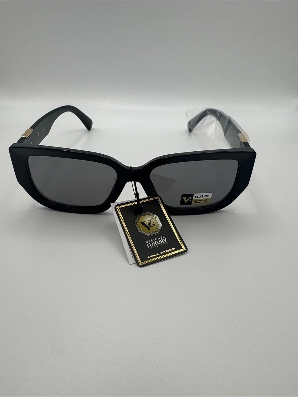 Luxury V8 Black Women's Sunglasses